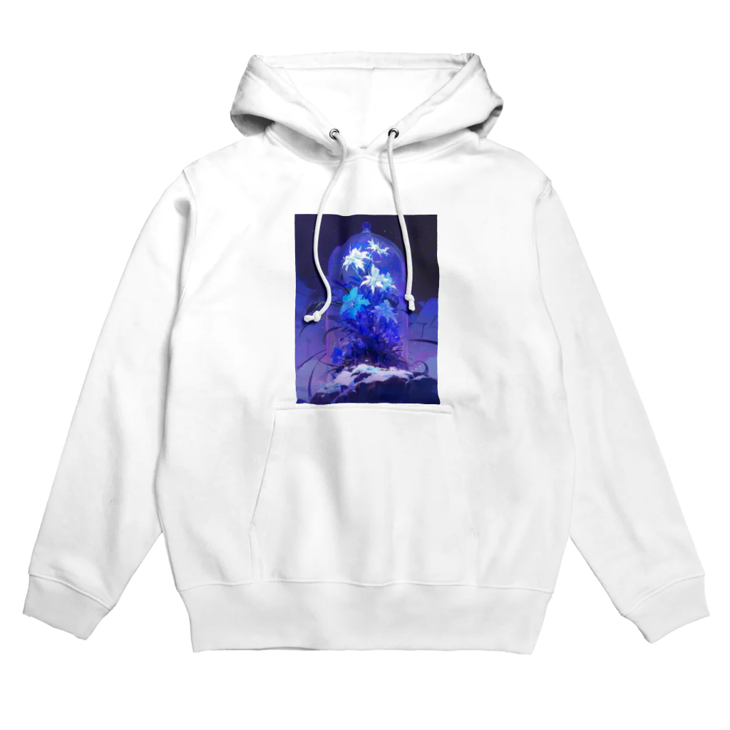 AQUAMETAVERSEのブリザードフラワーをガラスドームの中へ　ラフルール　1859 Hoodie