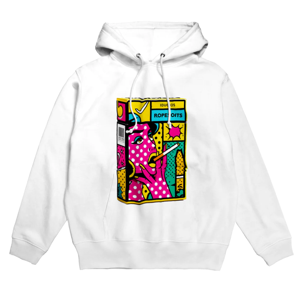 わっふるアートのネオ・シガレットボックス Hoodie