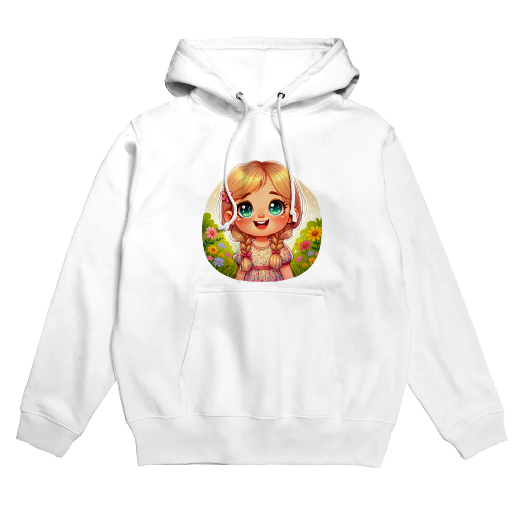 yielanggo007の輝く瞳女の子 Hoodie