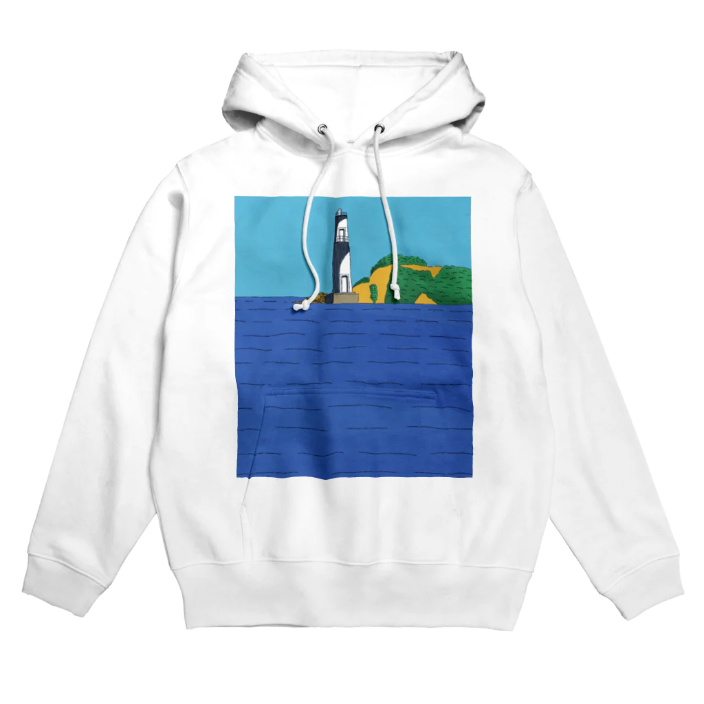 草加明良の灯台と海 Hoodie