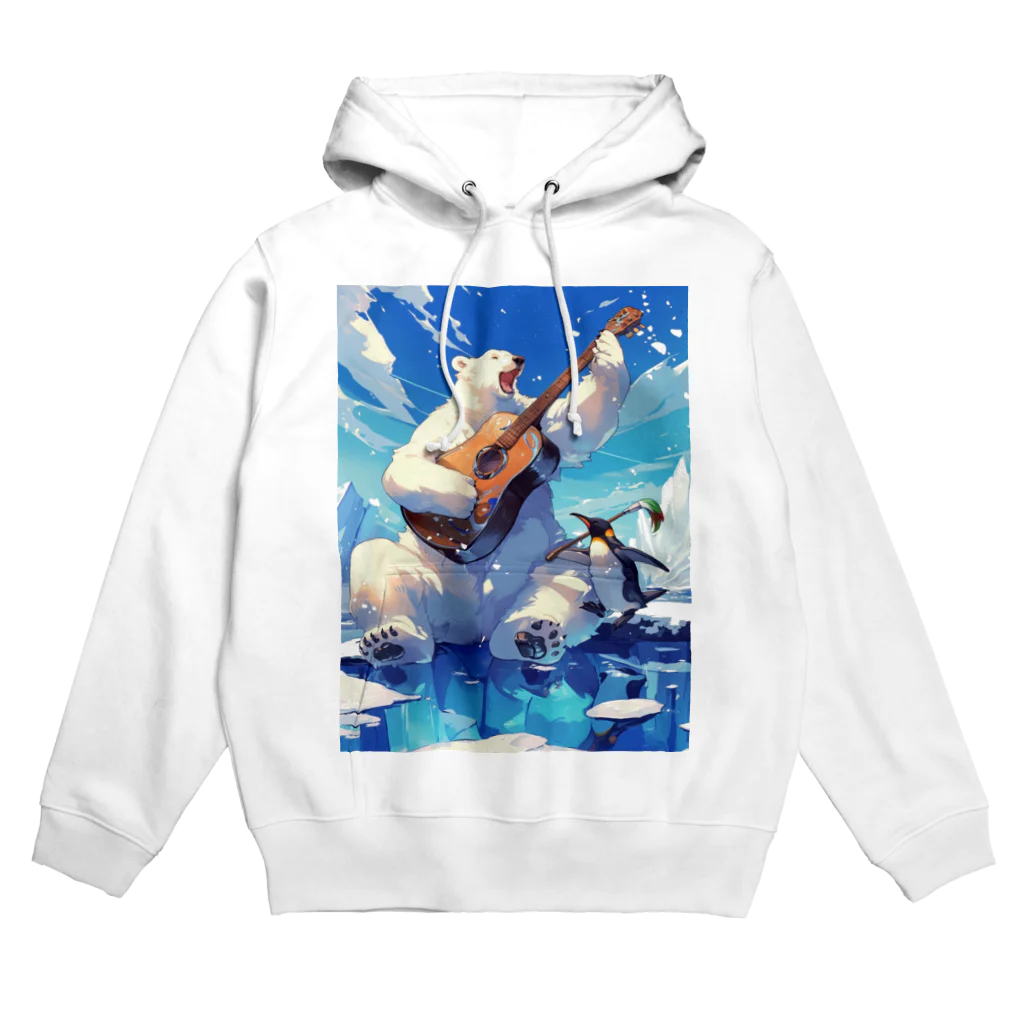 シロクマペンギンのシロクマペンギン Hoodie