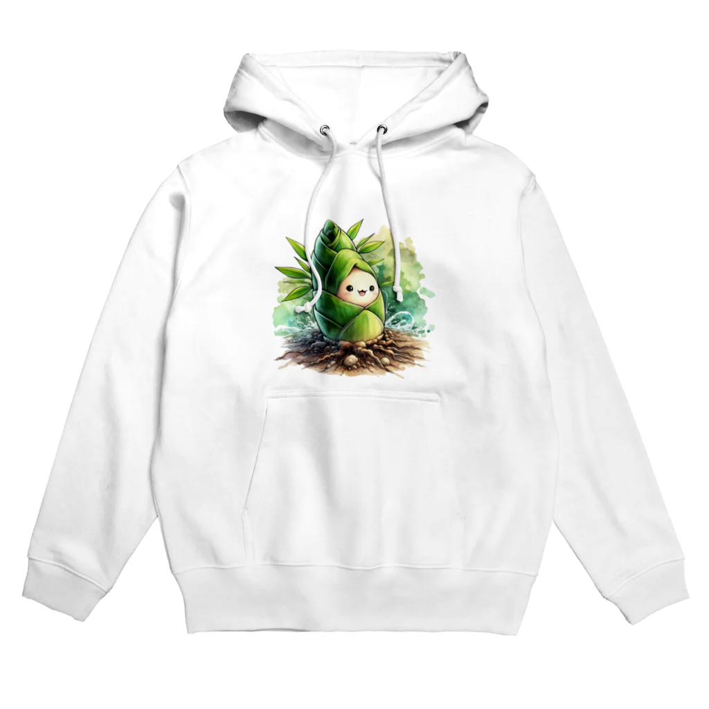 yielanggo007の緑の竹の子 Hoodie