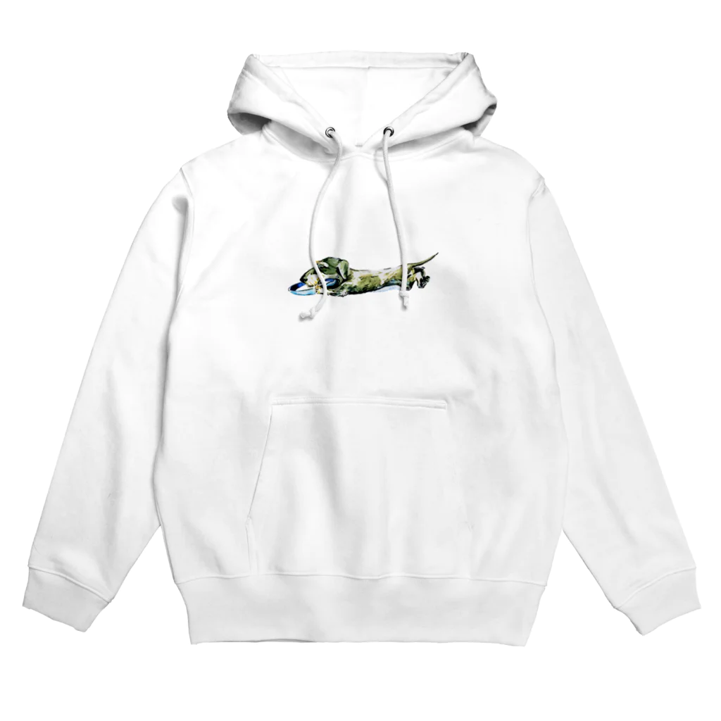 ドッグハウスベティの遊ぶワイヤーダックス Hoodie