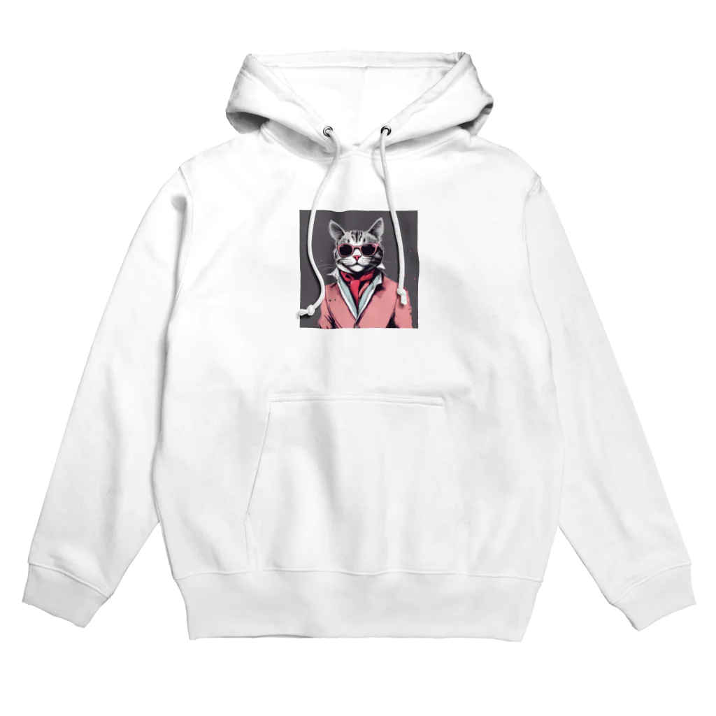 チャランコの部屋のダンディーねこさん Hoodie