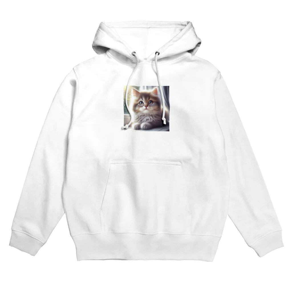 harumama04の子猫のキャラクターグッズです。 Hoodie