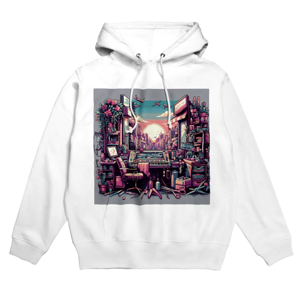 ドット屋のドット絵 新しい世界 Hoodie