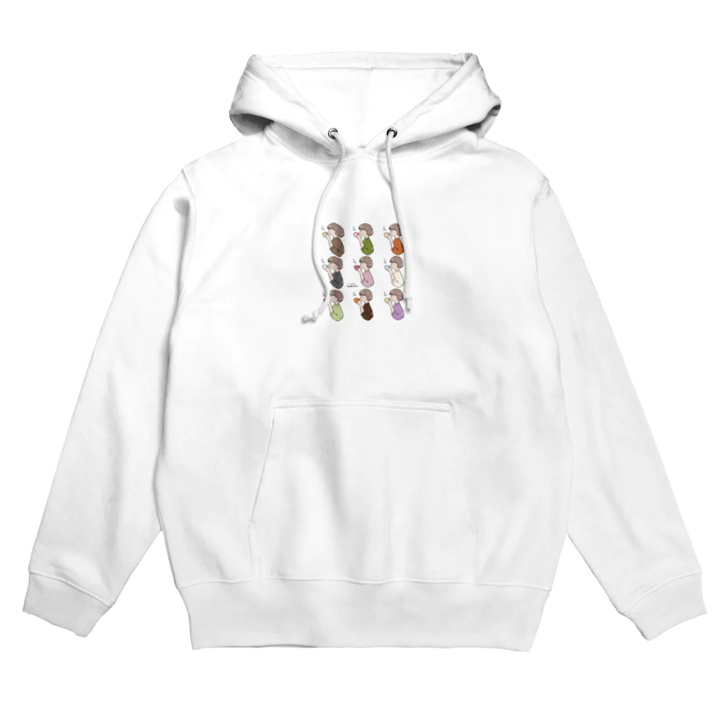 Sakikoのほっとひと息つく女の子　オール Hoodie