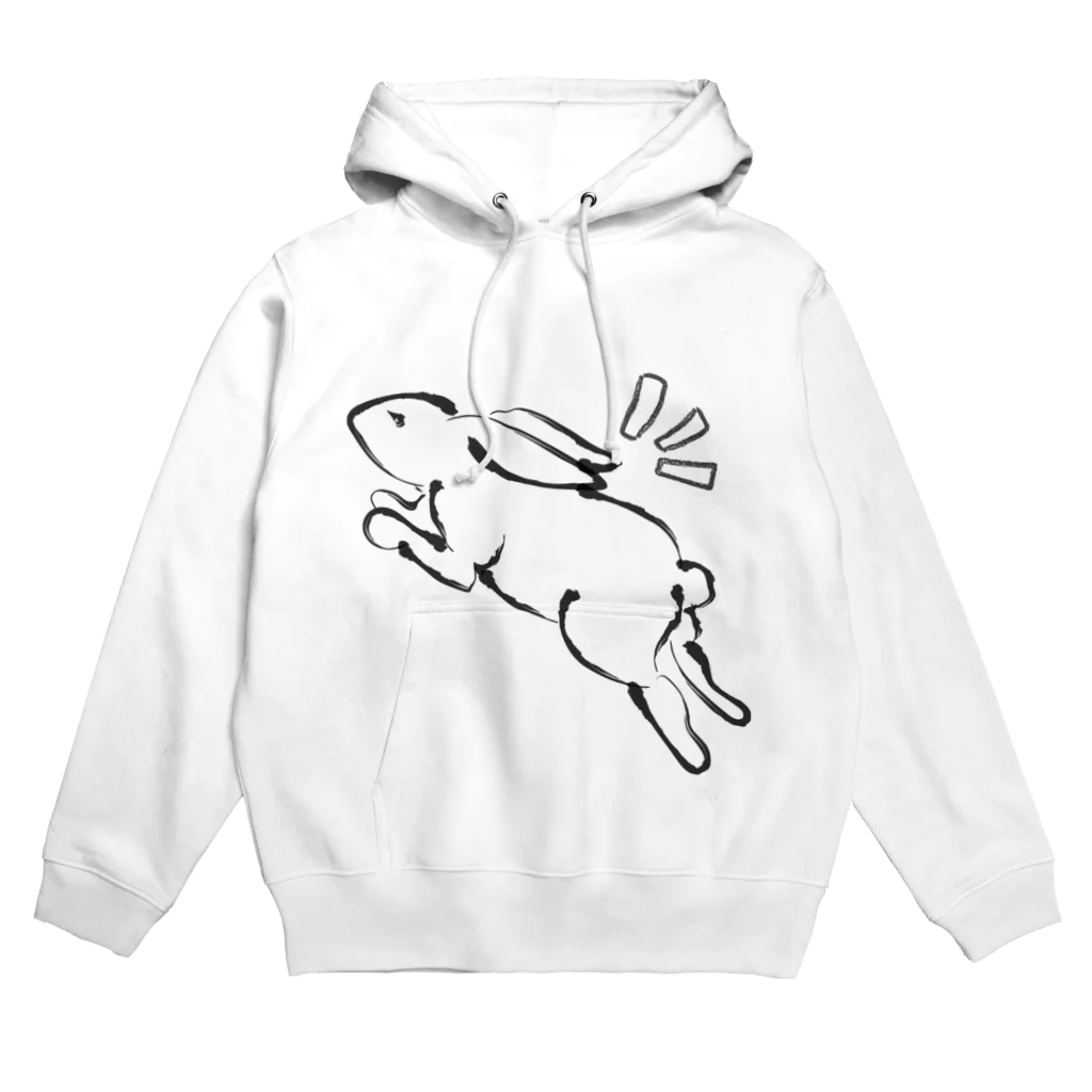 はる_社務所のうさぎ　和風 Hoodie