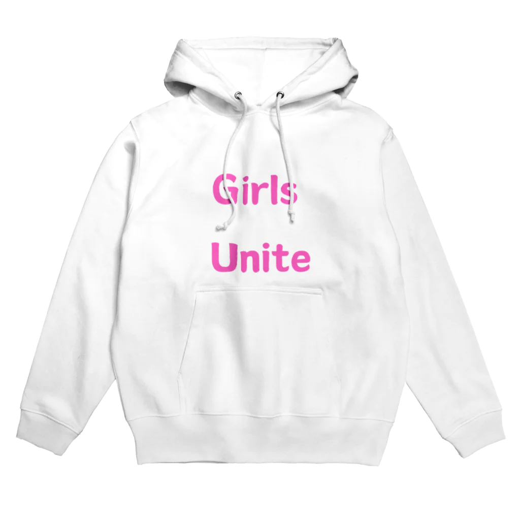 あい・まい・みぃのGirls Unite-女性たちが団結して力を合わせる言葉 Hoodie