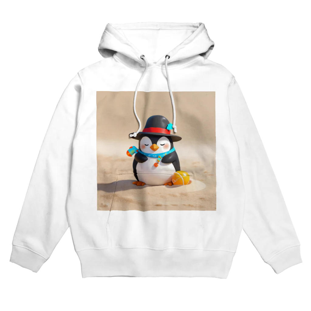 ganeshaのおもちゃの砂を使ったかわいいペンギン Hoodie