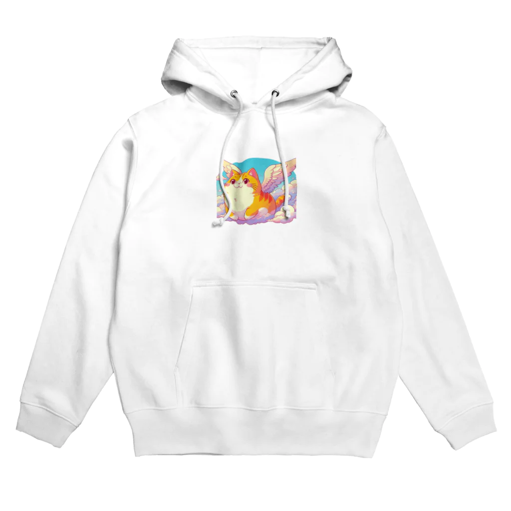 oz-chanの空飛ぶ猫アニメ風4 Hoodie