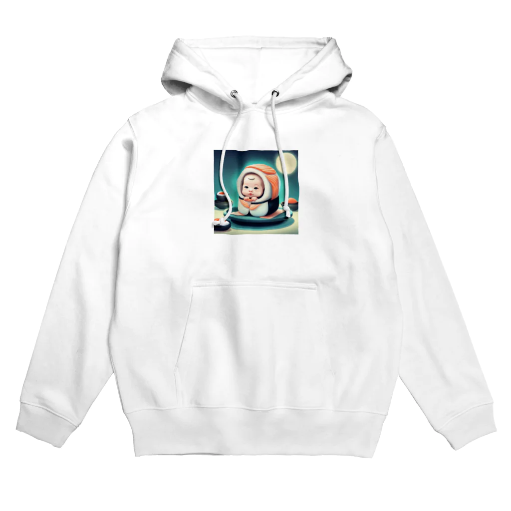 kumak0のお寿司の赤ちゃん Hoodie