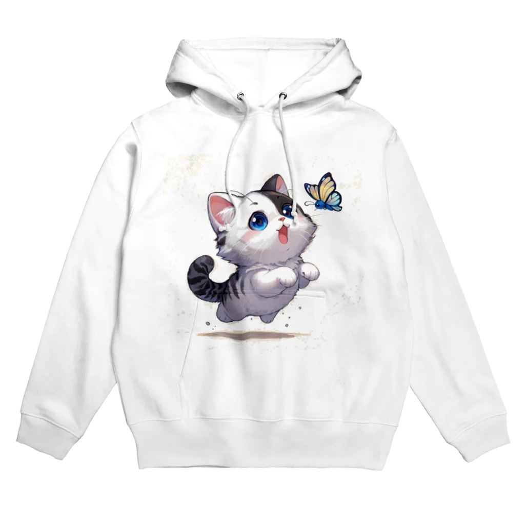 yos-1292583のねこニコばん Hoodie