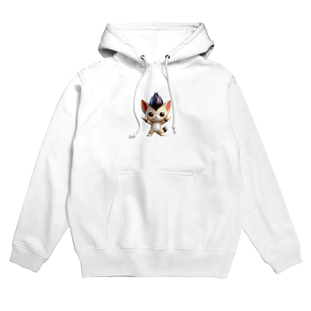 riotriffs_punksのモヒカンキャット Hoodie