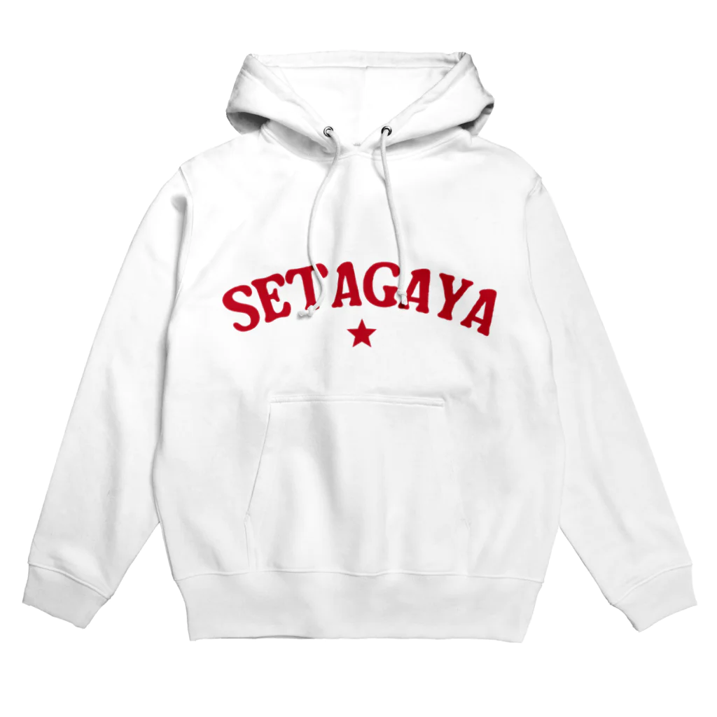 せたが屋さんの世田谷グッズ　レッドロゴ（setagaya item） Hoodie