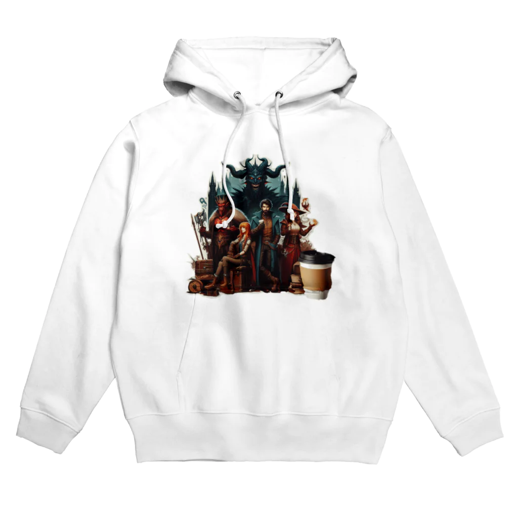 Mamechan2021の戦いの後のコーヒータイム Hoodie