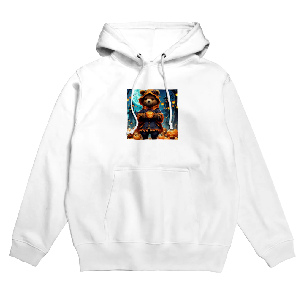 noBuのハロウィンのコスチュームを着ている熊 Hoodie