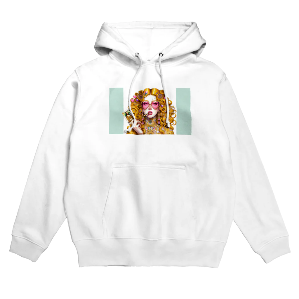 RoseTarot888ShopのGorgeous Gold Girl Hoodie