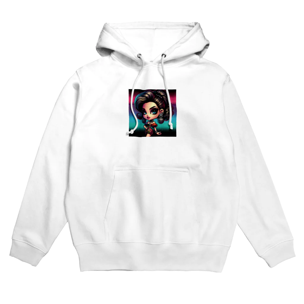 RoseTarot888Shopのtokyo night club Girl Hoodie