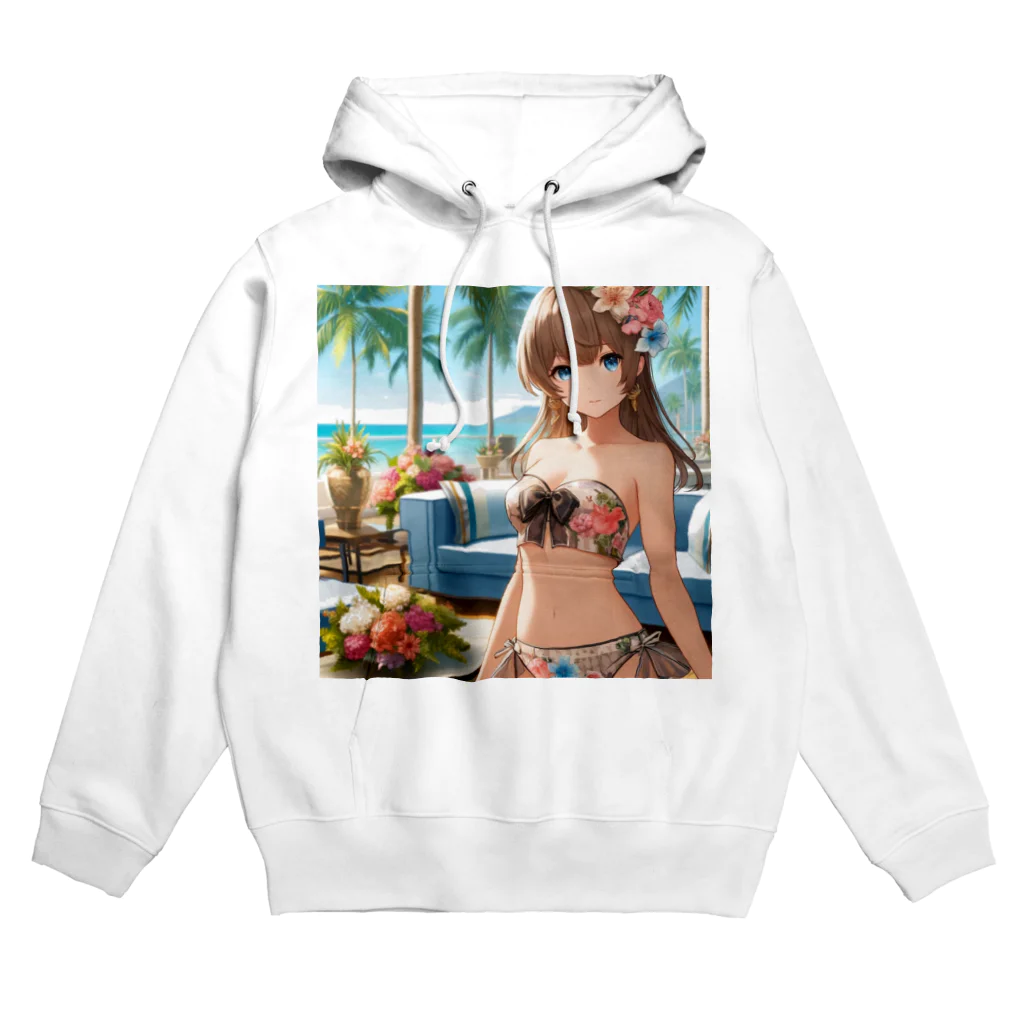 かるるんショップの海と南国と水着と　夏休み Hoodie