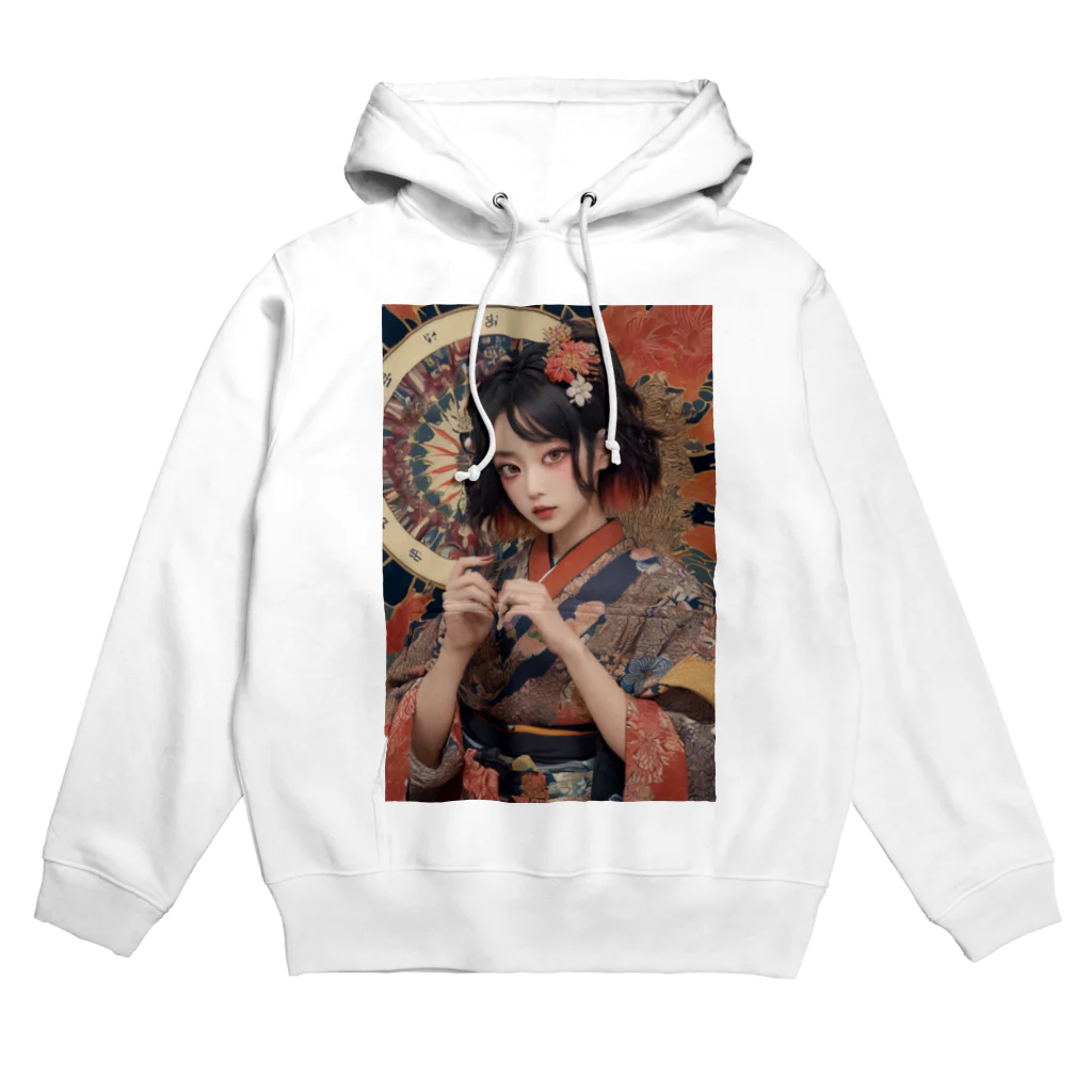 Omaniの浮世絵風美女 Hoodie