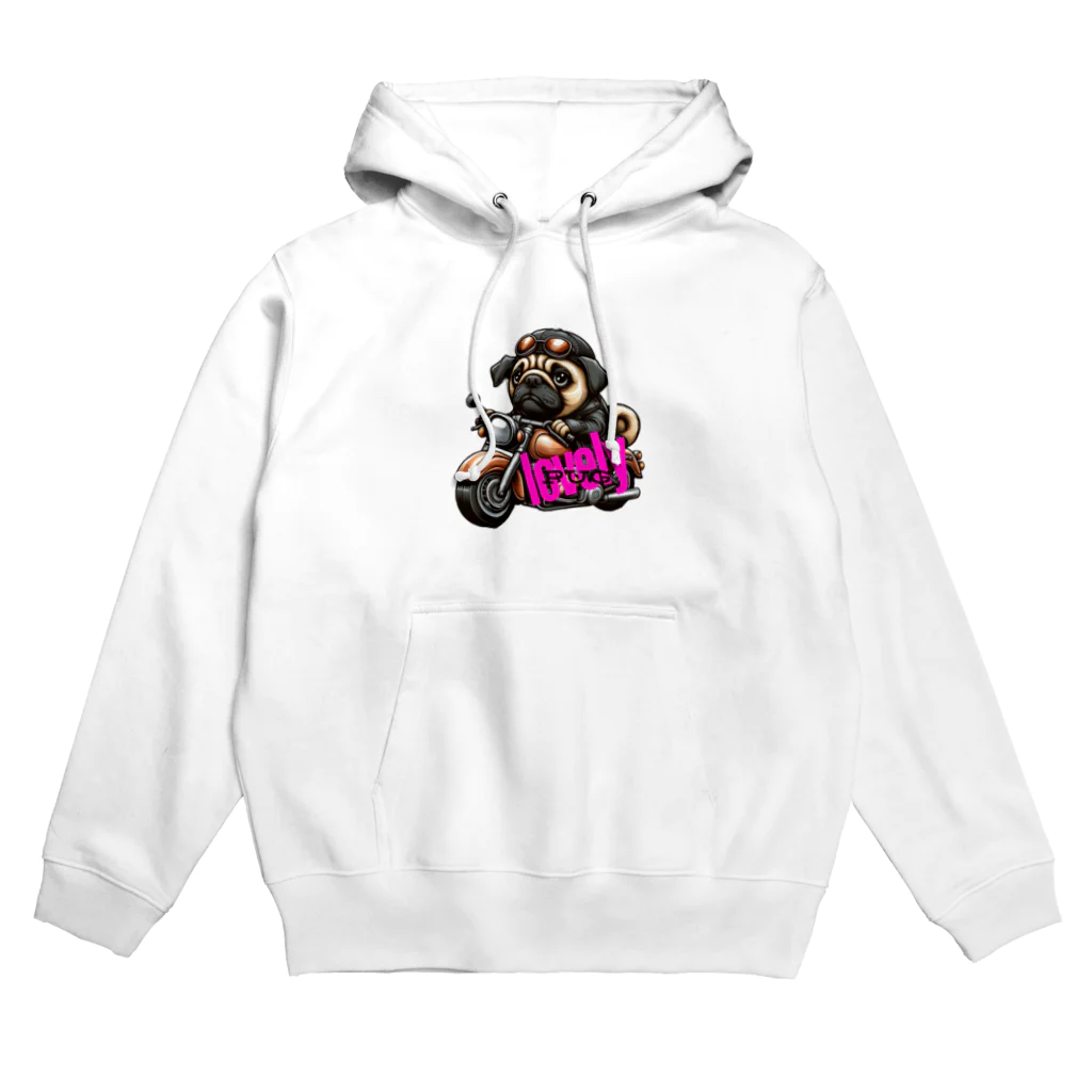 ふんわか ぷにゅのラブリーパグ Hoodie