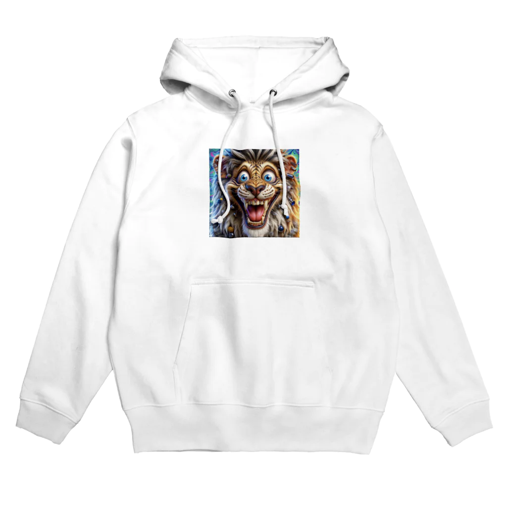 crazy_x_crazyのクレイジーライオン Hoodie