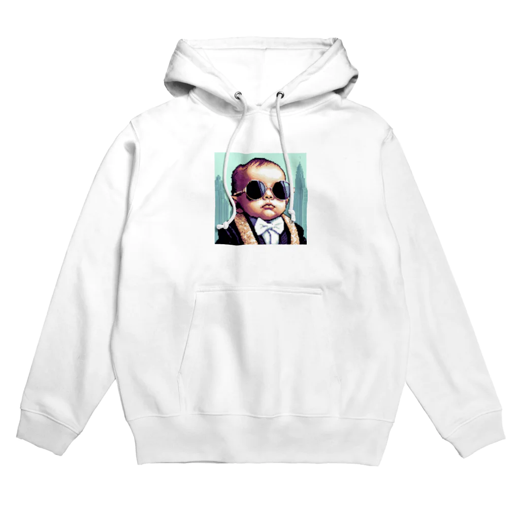 crazy_x_crazyのピクセルベイビー Hoodie