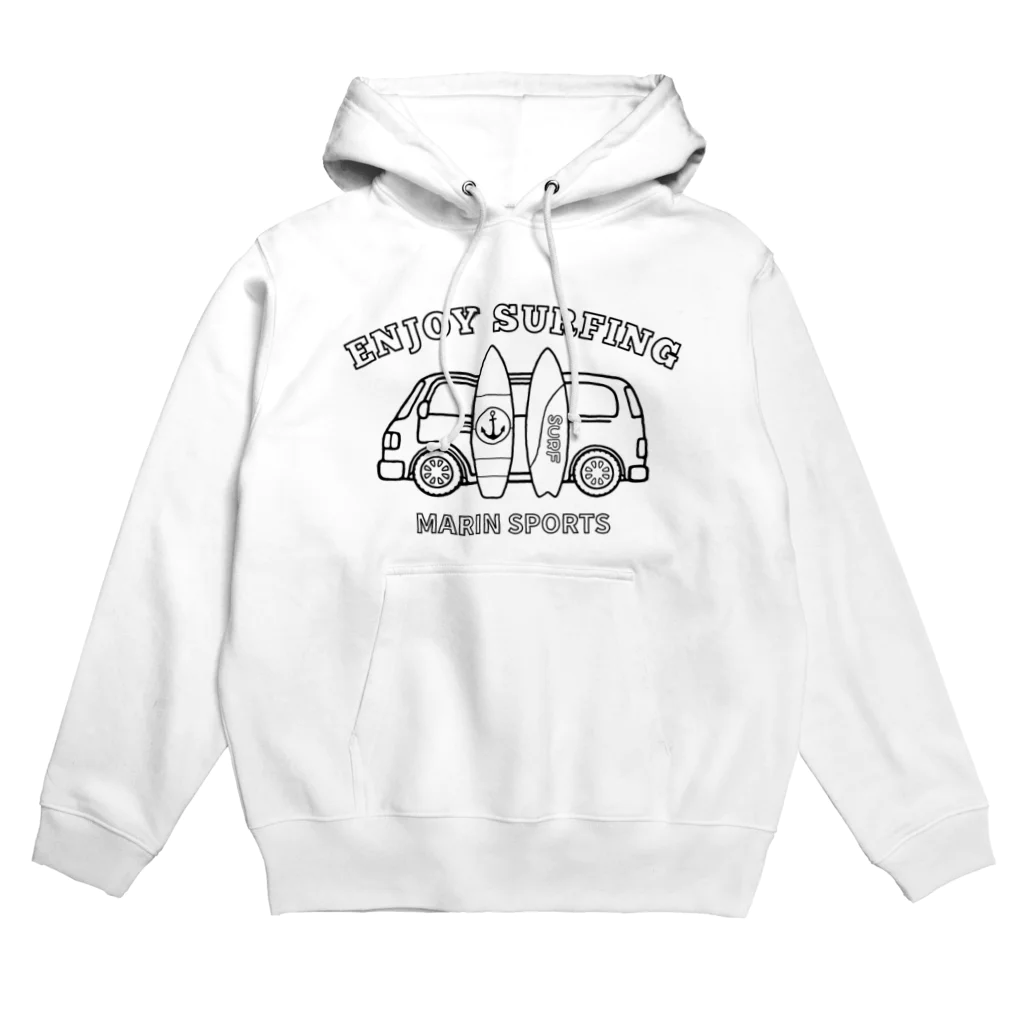 GREAT 7のサーフィン Hoodie