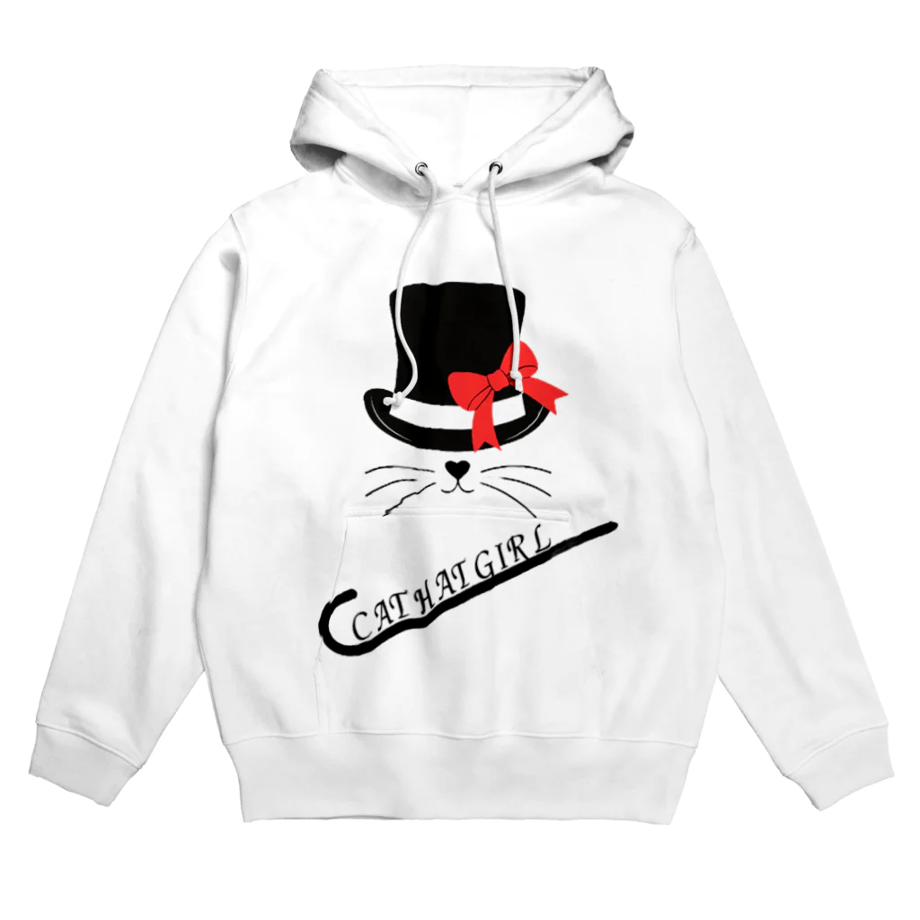 夜のアトリエのCATHATGIRLグッズ Hoodie