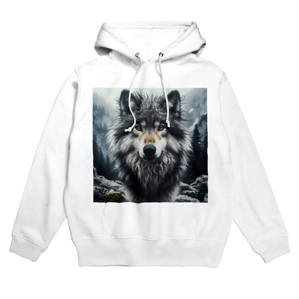 中村マコトのオオカミ　森の番人 Hoodie