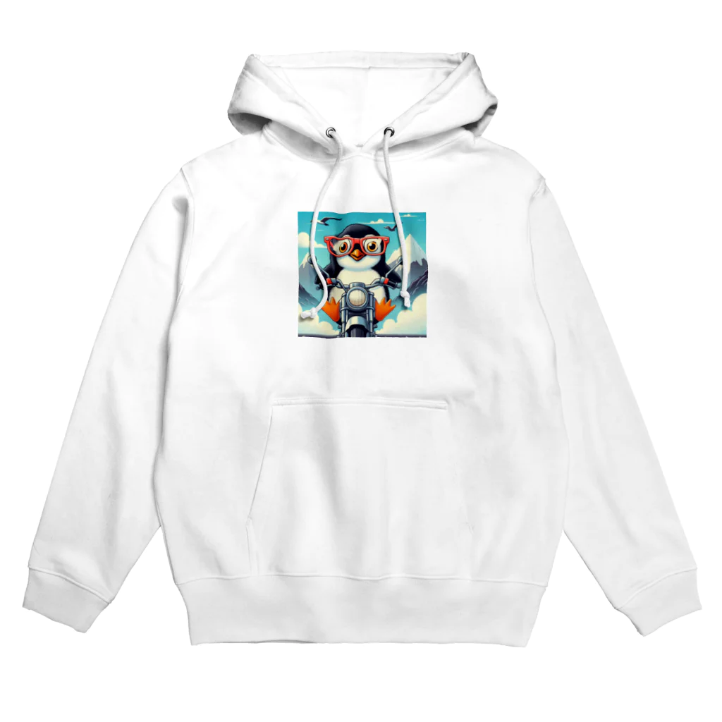 YFCのサングラスをかけたワイルドなペンギン③ Hoodie