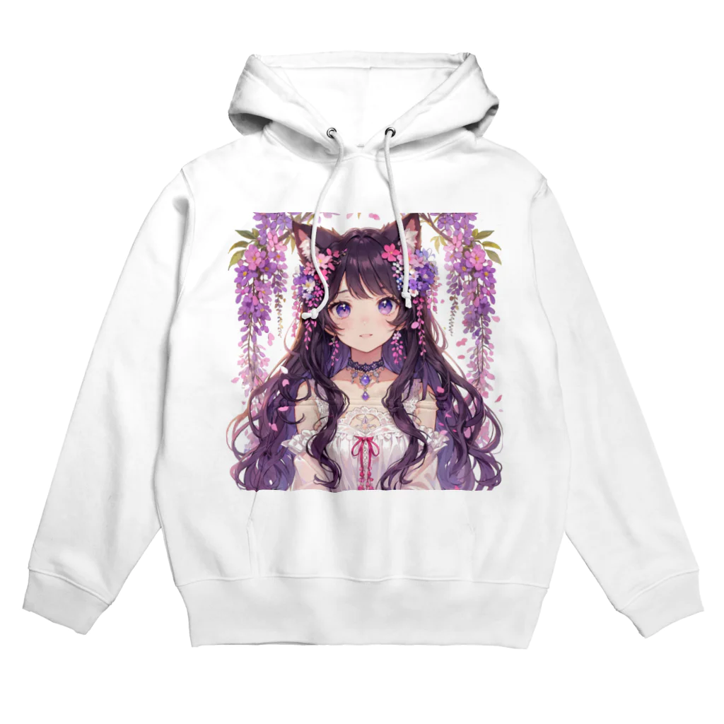 yos-1292583のねこニコばん Hoodie