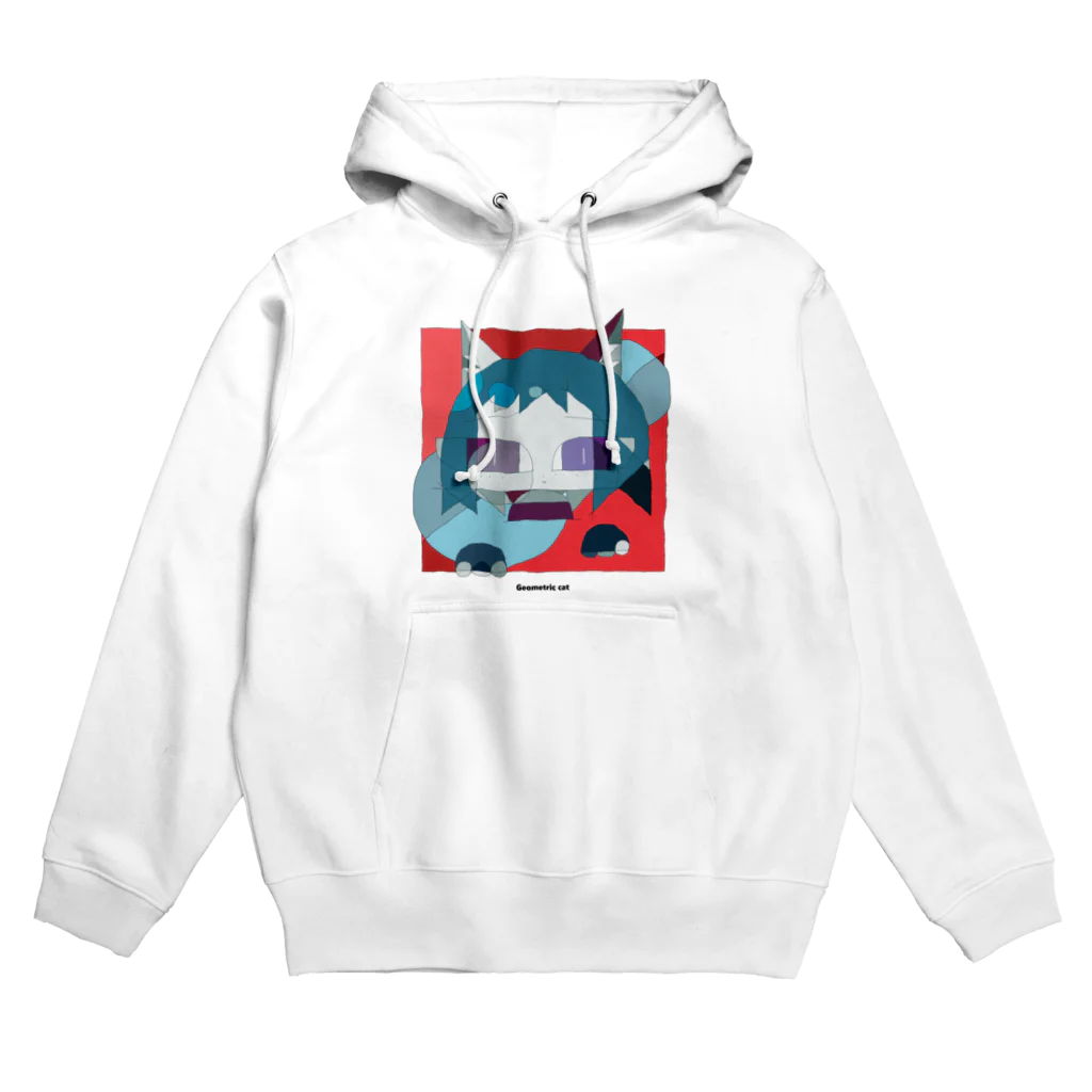 ohutonの幾何学的な猫 Hoodie