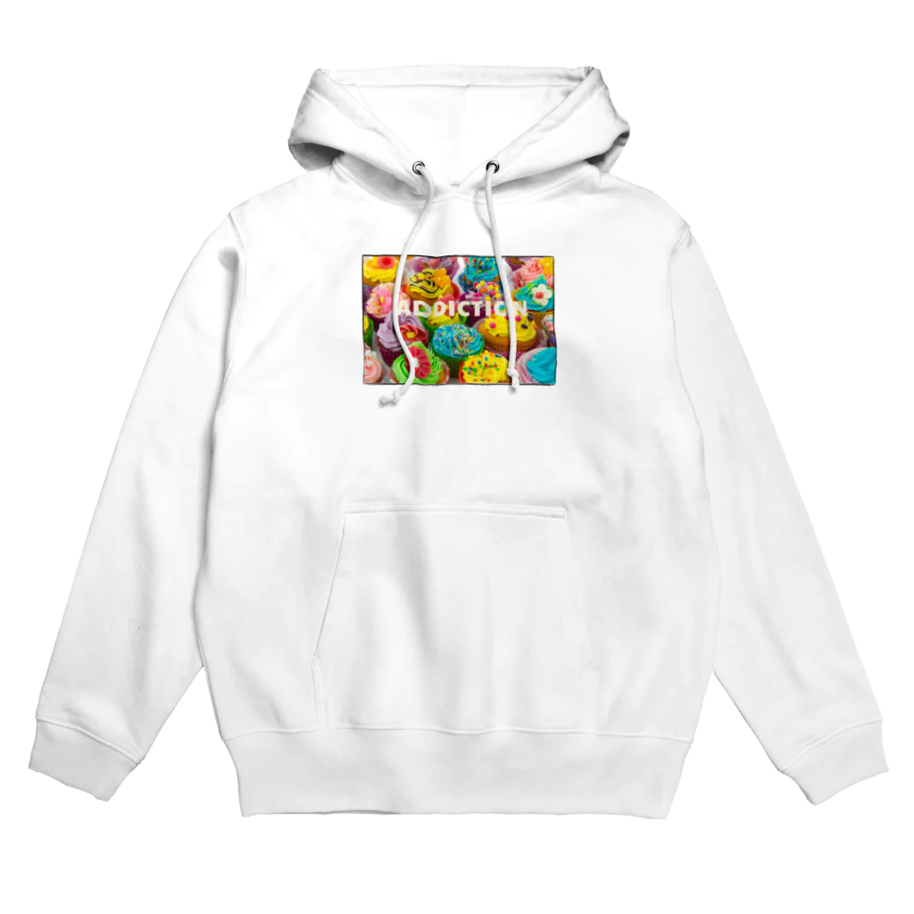 HappyFaceMarketのカップケーキ中毒アディクション Hoodie