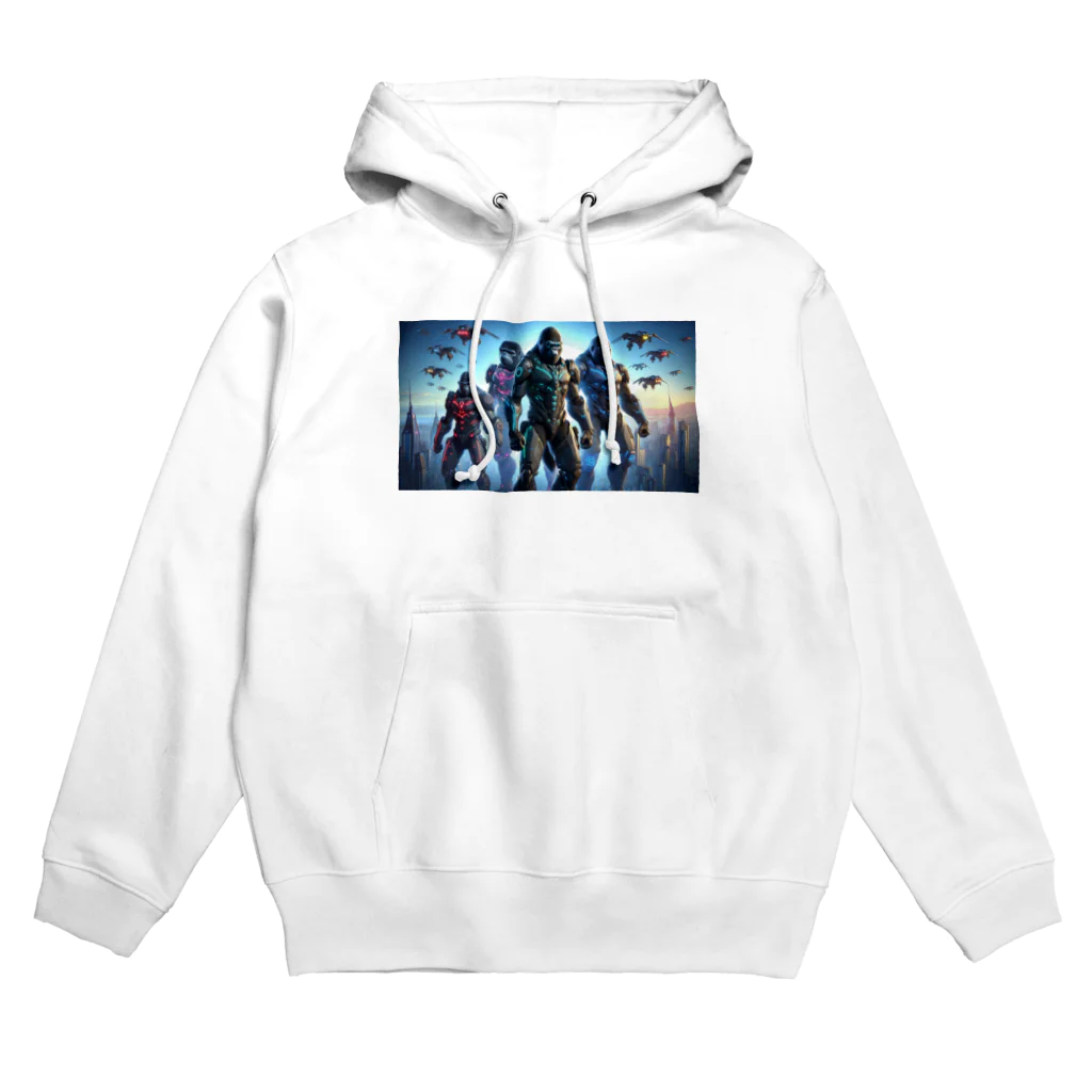 Animal_hero-457_AsukaYamamotoの立派なゴリラ Hoodie