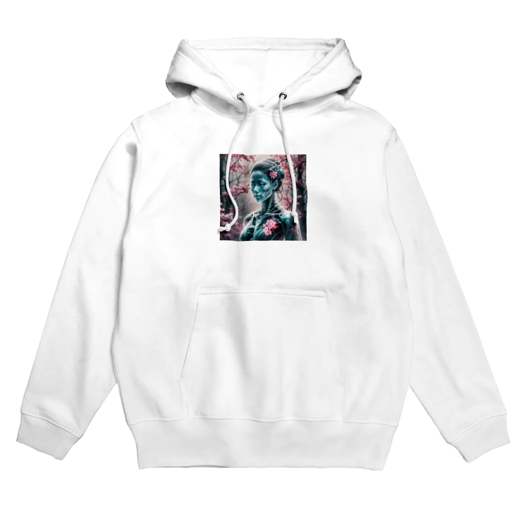 AI妖怪大図鑑のレントゲン妖怪　X女（ばつおんな） Hoodie