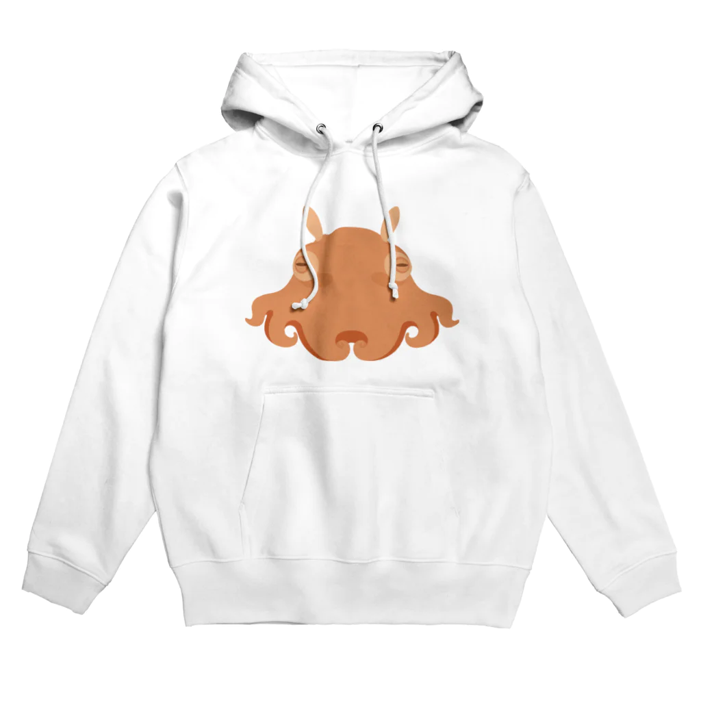 kimchinの宇宙人のようなキュートでかわいい深海魚の仲間メンダコ Hoodie