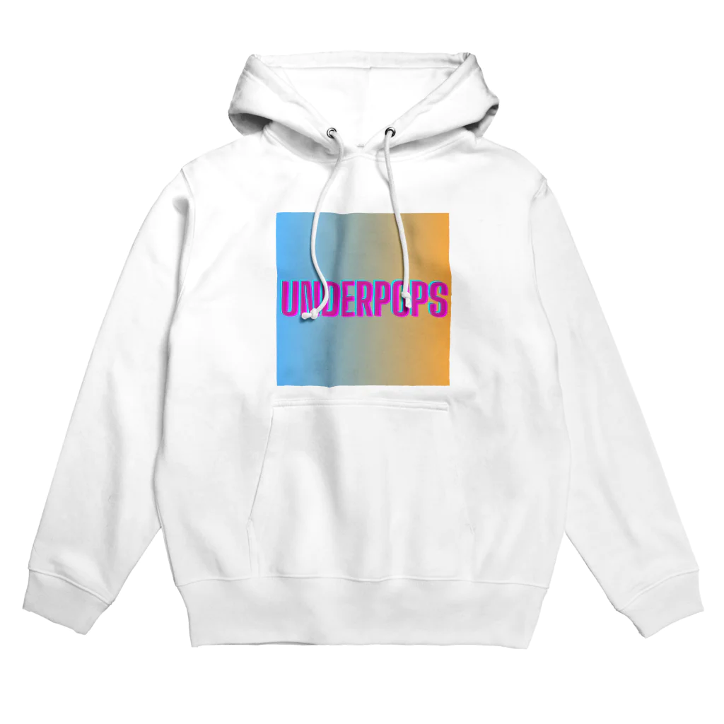 UnderpopSのUnderpopS　ロゴ　グラデパターン Hoodie