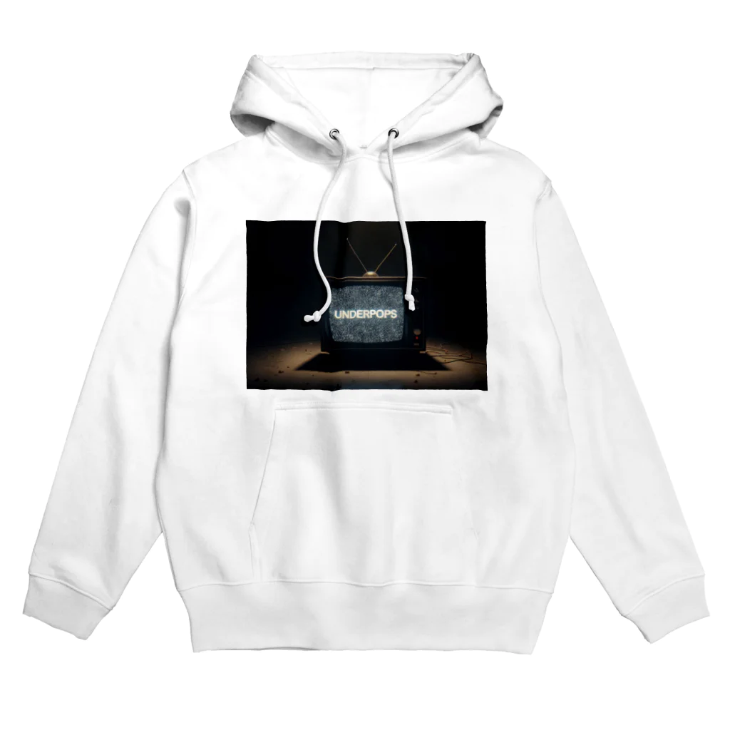 UnderpopSのブラウン管　ロゴ Hoodie