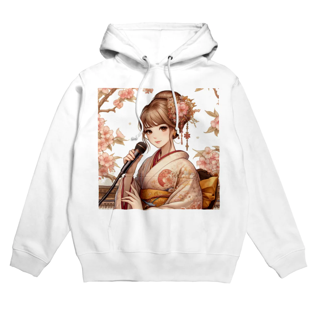 かるるんショップの桜と新人歌手と　 Hoodie