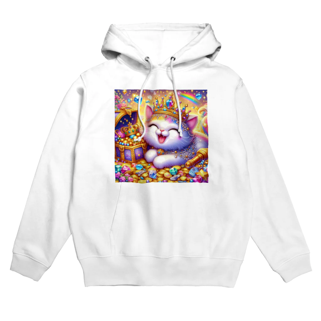 momoart8888の笑いが止まらない猫ちゃん🐈🩷 Hoodie