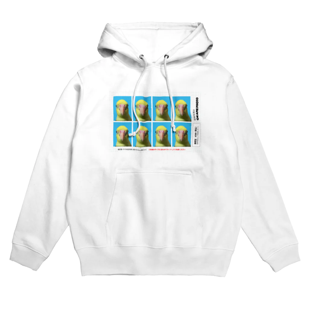 tenetの就活を控えたオカメインコの証明写真 Hoodie