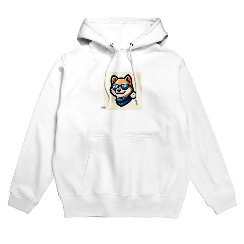 柴犬LOVEのスタイリッシュな柴犬マスコット Hoodie