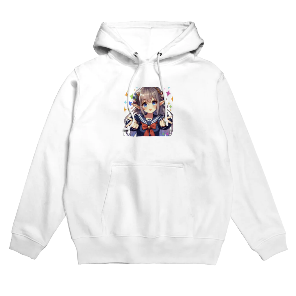 aaammmamのエルフ　美少女　セーラー服　アイドル Hoodie