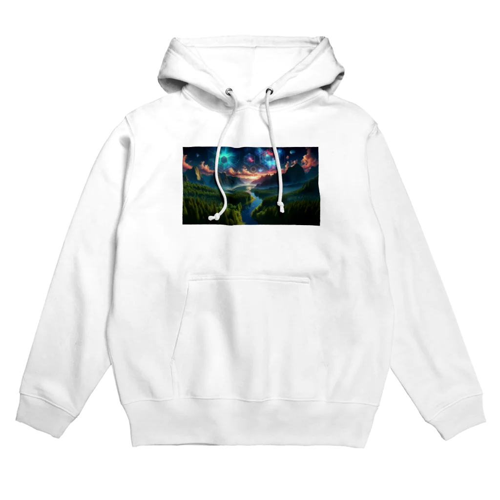 4D Planetの自然×4D Hoodie