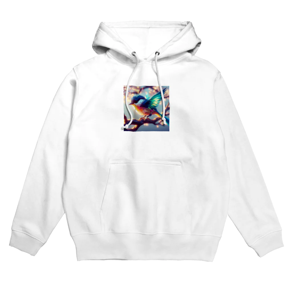 終わらない夢🌈のステンドグラスの様なカワセミ✨ Hoodie