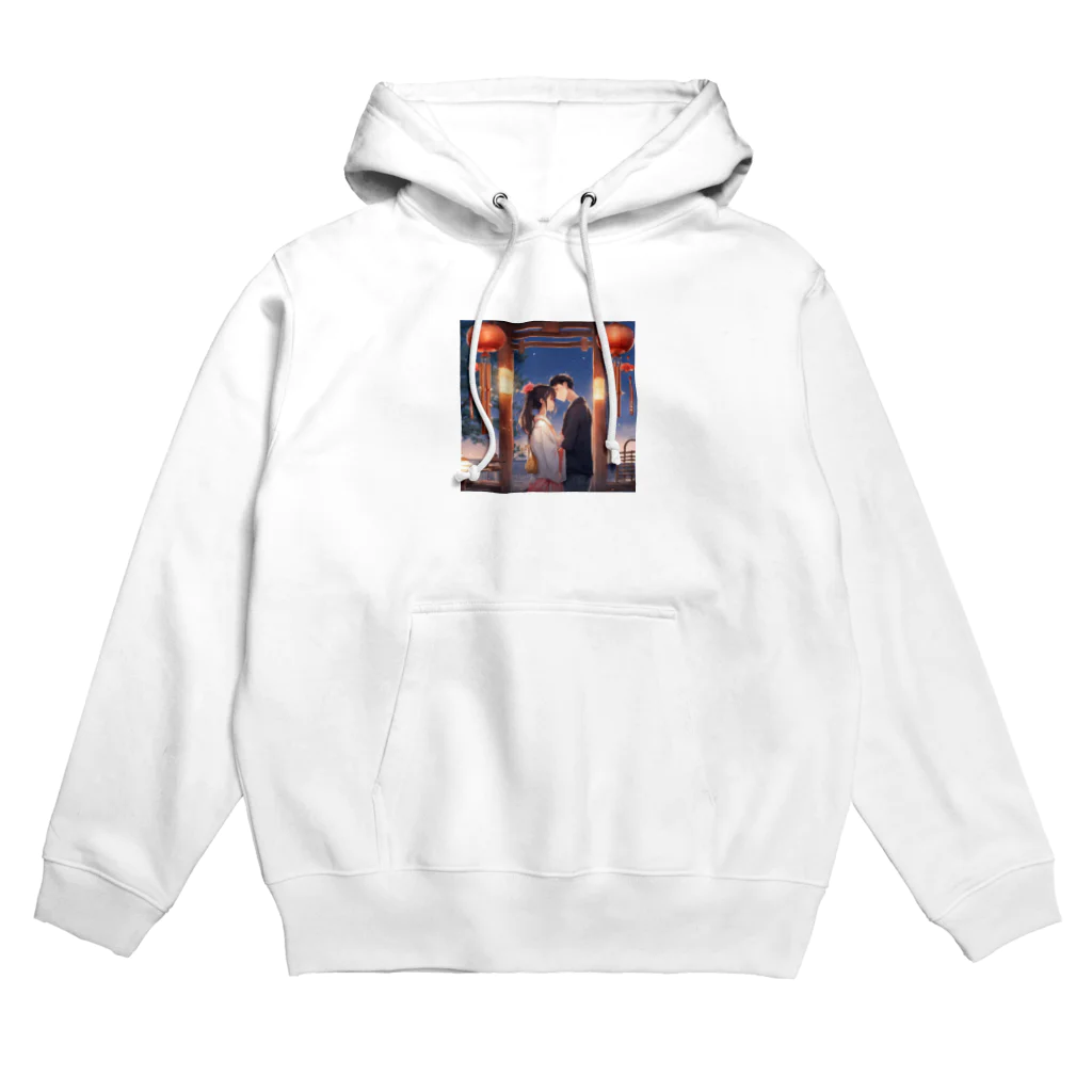 tomoi7632の夕暮れのカップル Hoodie