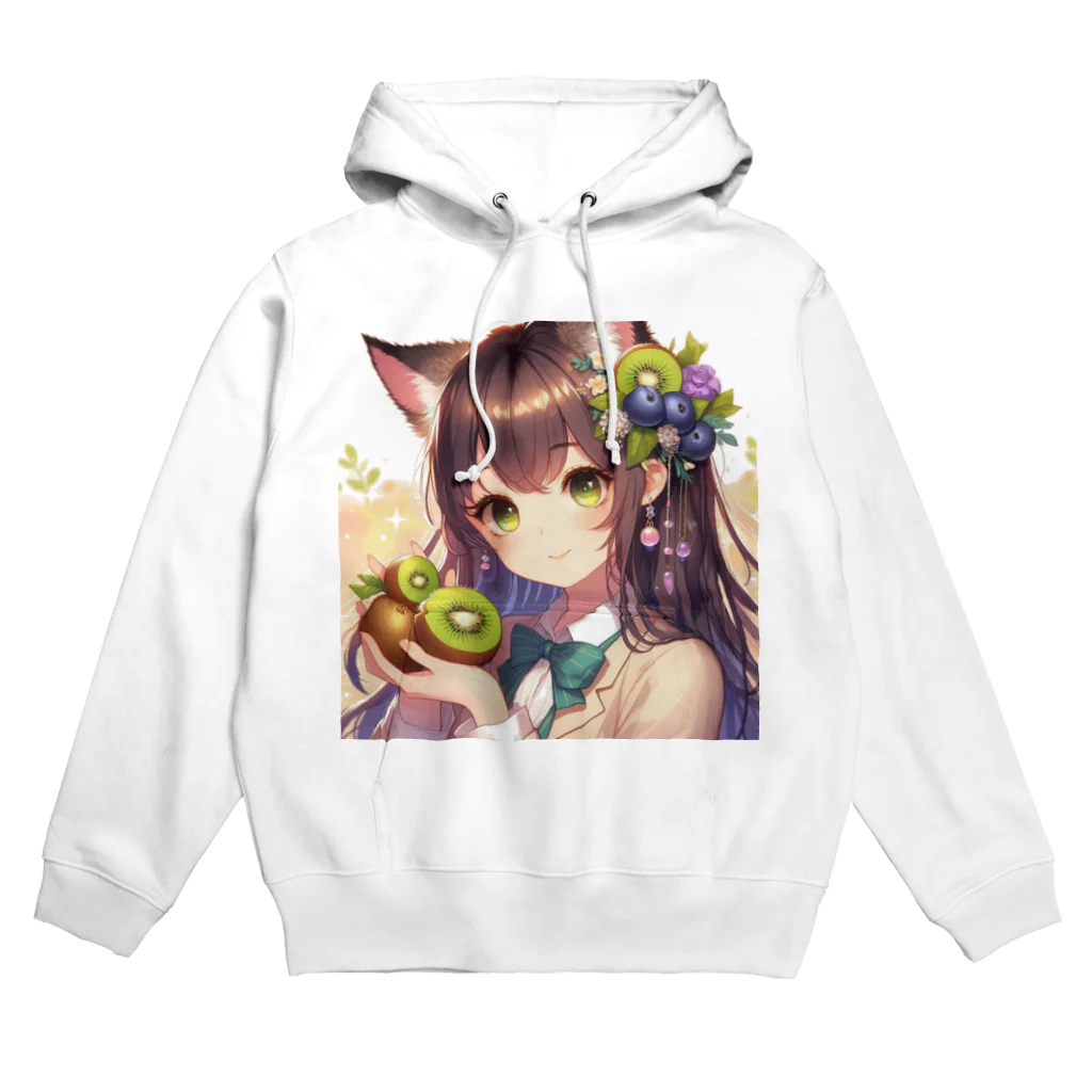 yos-1292583のねこニコばん Hoodie