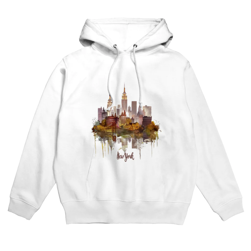 Chi3のニューヨークの幻想的な夜景 Hoodie